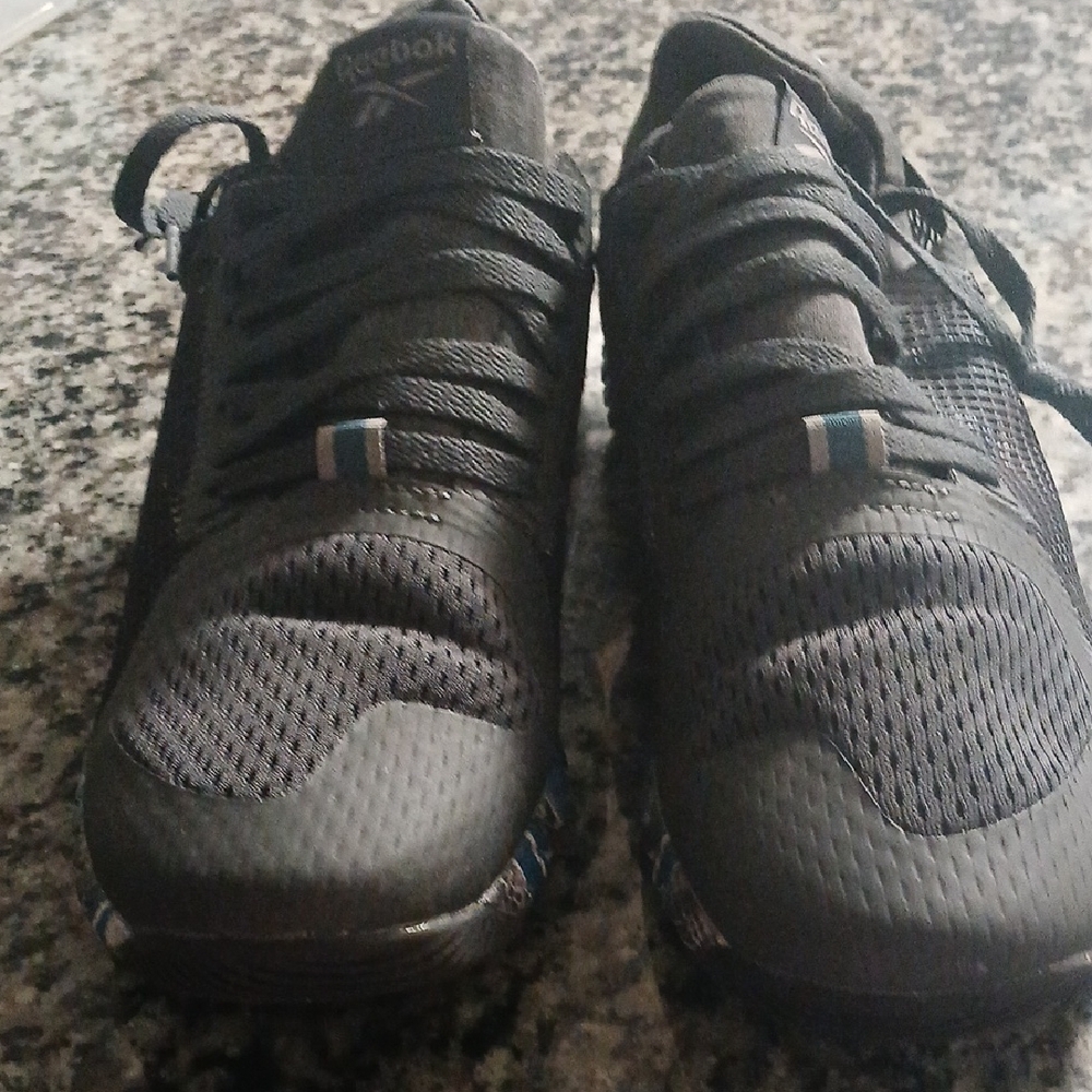 Reebok Charcoal Mesh Sneakers